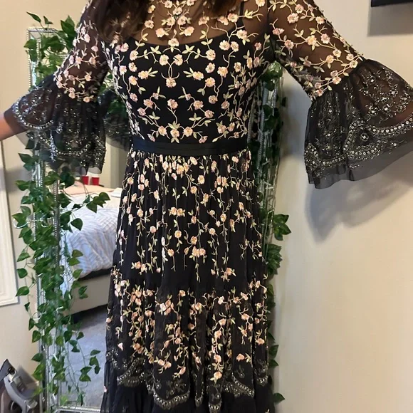 Needle and Thread Beaded and embroidered dress
